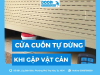 Cửa cuốn tự dừng khi gặp vật cản hoạt động thế nào?