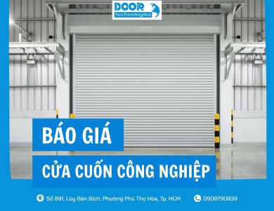 Báo giá cửa cuốn công nghiệp mới nhất 2026