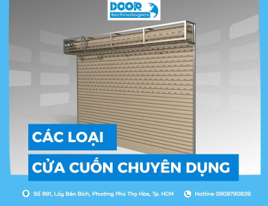 Các loại cửa cuốn chuyên dụng tốt nhất hiện nay
