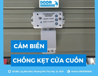 Cảm biến chống kẹt cửa cuốn là gì? Nguyên lý & các loại phổ biến