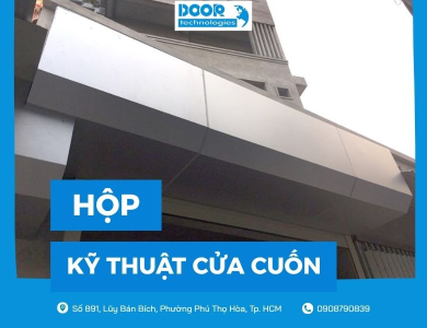 Tìm hiểu hộp kỹ thuật cửa cuốn và kích thước hộp tiêu chuẩn