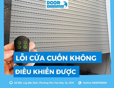 Các lỗi cửa cuốn không điều khiển được & Cách khắc phục