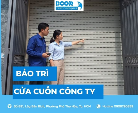 Dịch vụ bảo trì cửa cuốn công ty chuyên nghiệp, hỗ trợ nhanh