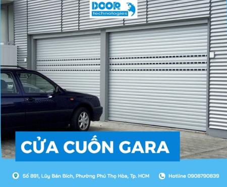 Cửa cuốn gara tự động loại nào tốt, an toàn, bền đẹp?