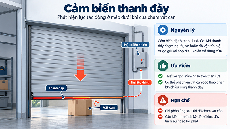 1. Cảm biến thanh đáy
