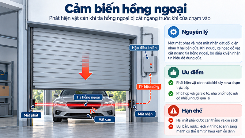 2. Cảm biến hồng ngoại