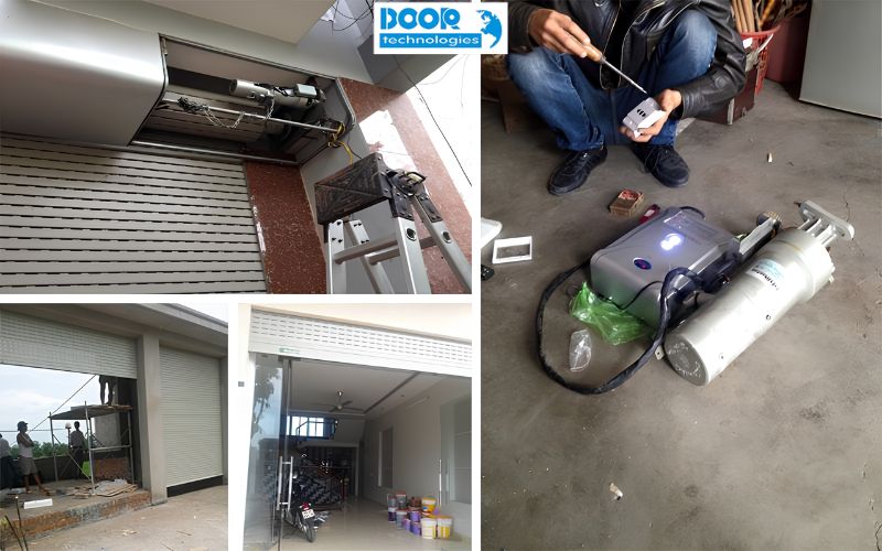 Dịch vụ kiểm tra và sửa cửa cuốn tại nhà của Cửa Công Nghệ