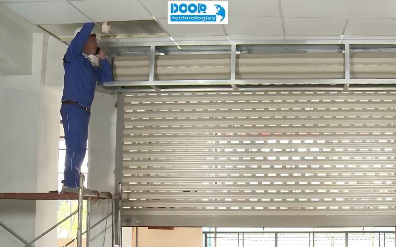 Dịch vụ vệ sinh cửa cuốn bao gồm những hạng mục nào?